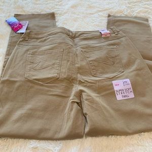 Just My Size classic twill pants, NWT